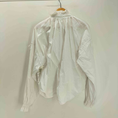 ダブルスタンダードクロージング DOUBLE STANDARD CLOTHING 25SS フリルネック リボン デザイン ブラウス レディース FREE